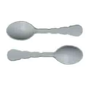 Petite cuillière réutilisable Wave grise 126mm PP